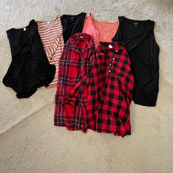 Batch of 8 maternity tops. Sz M- L. OGC - Picture 1 of 14